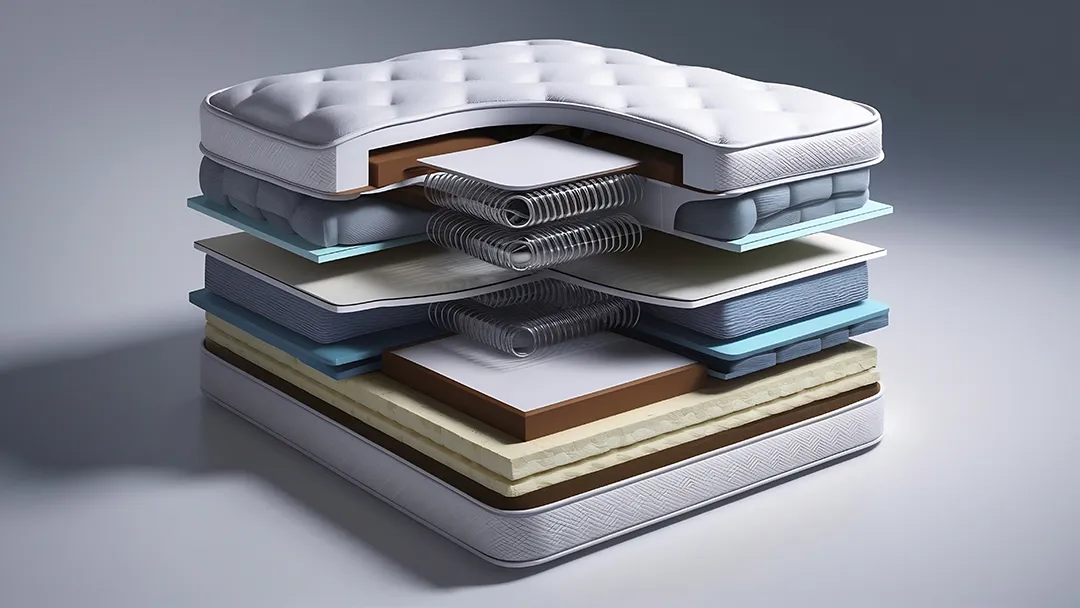 3d-illustration-contents-mattress-layers-with-pocket-springs